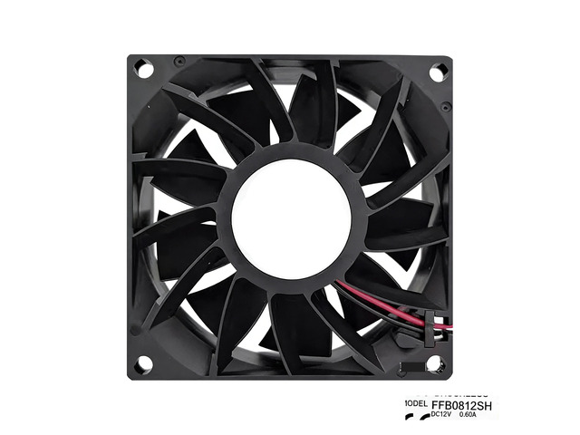 8cm 8025 12V fan, ball bearing FFB0812SH 2-wire