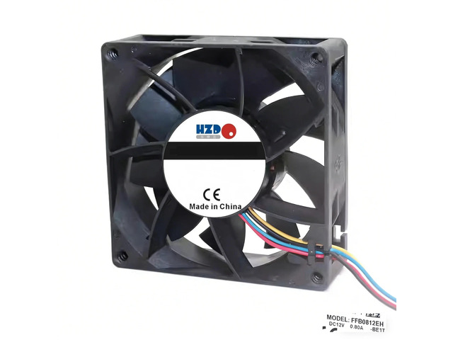 8cm 8025 12V fan, ball bearing FFB0812EH 4-wire