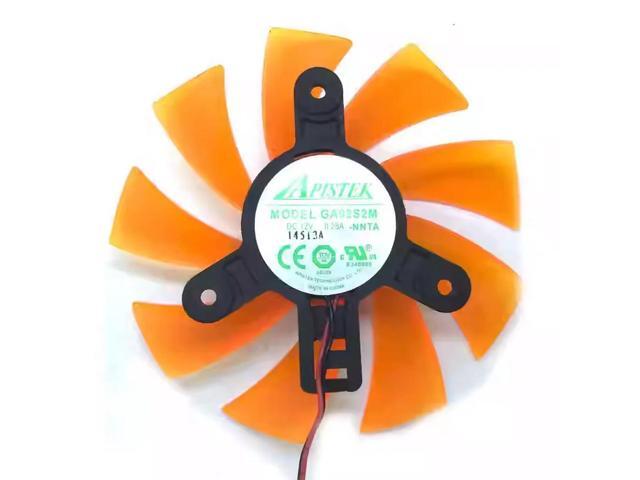 Suitable for GA92S2M-NNTA 12V 0.28A graphics card fan, diameter 8.7CM, dimensions 4.7CM and 9CM.