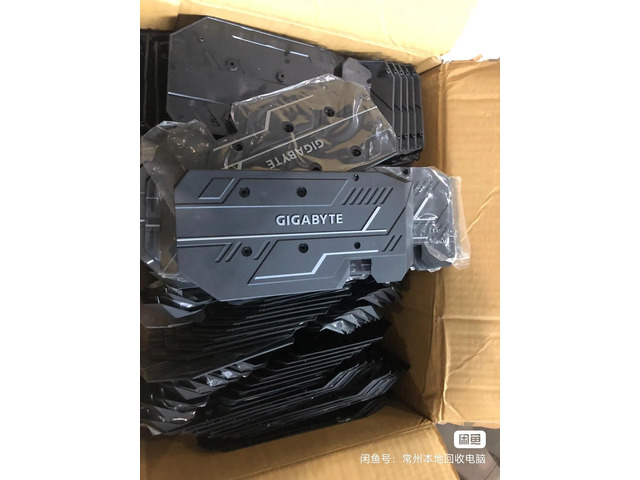 Backplate of RTX 2060 graphics card