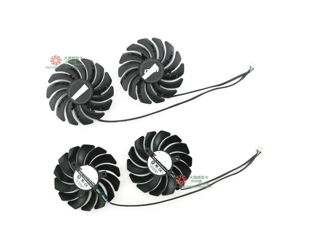 Graphics card cooling fans (2 fans) for RTX 3060, RTX 3060 Ti, RTX 3070, RTX 3080, RTX 3090 PLD09210S12HH