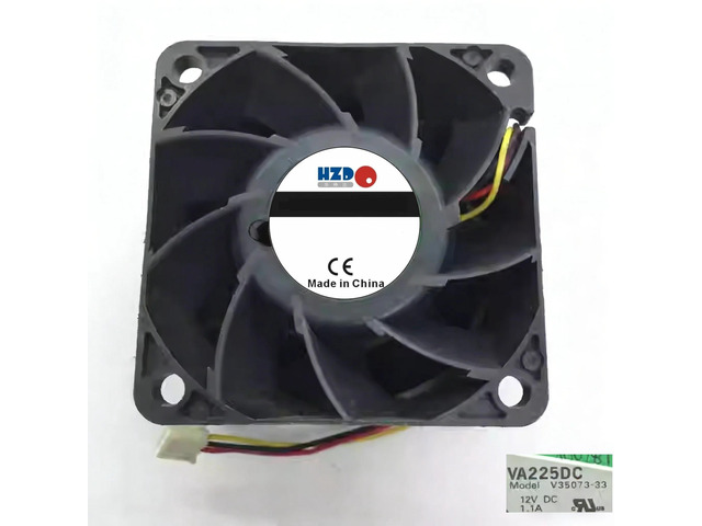 6cm VA225DC 6038 12V 1.1A Three-wire fan 60*60*38MM V35073-33