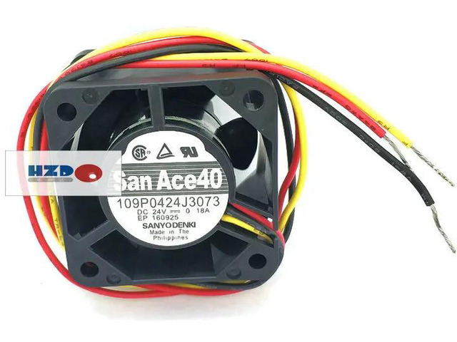 109P0424J3073 40*40*28MM 24V 0.18A 4CM Teaser: Cooling Fan