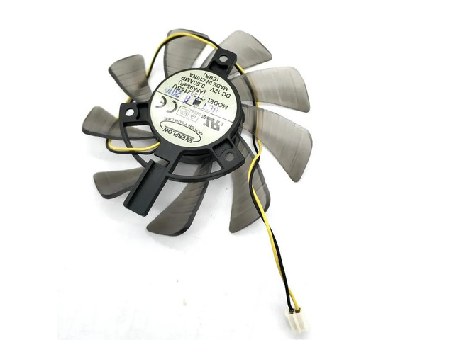 12V 0.30A 85mm 39x39x39mm Suitable for graphics card cooling fans, 2-pin 2-wire T129215SH (2-wire)
