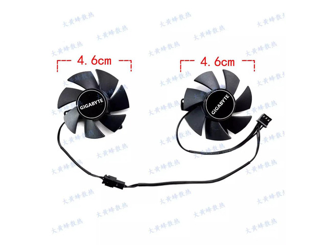 RTX 3050 6GB Low Power Overclocking Graphics Card Fan Set (2 Fans)