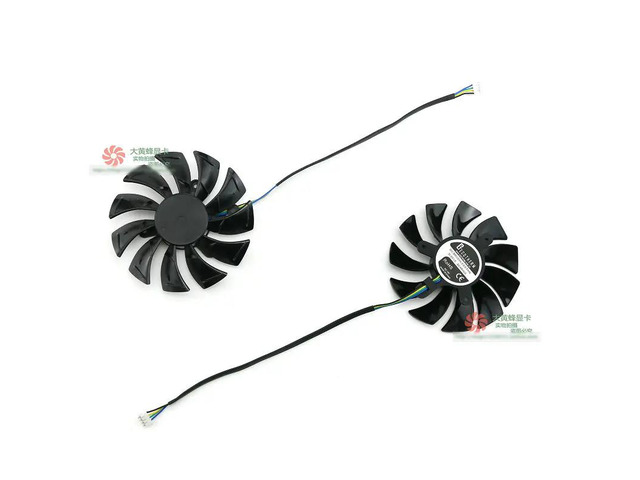 Graphics card cooling fan 1FY09215E12S (1 fan) for RTX 3090, RTX 3080, RTX 3070, and RTX 3060 Ti OC.