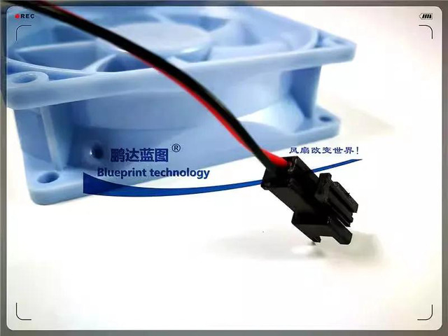 8025 24V 0.37A Cooling Fan DFS802512L 2-wire