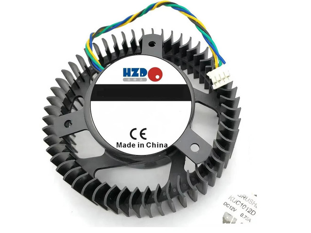Cooler for GTX 660, GTX 670, GTX 680, GTX 470, 560, 570, 580, and 680 graphics cards, 12V 1.8A 4-pin connector KUC1012D