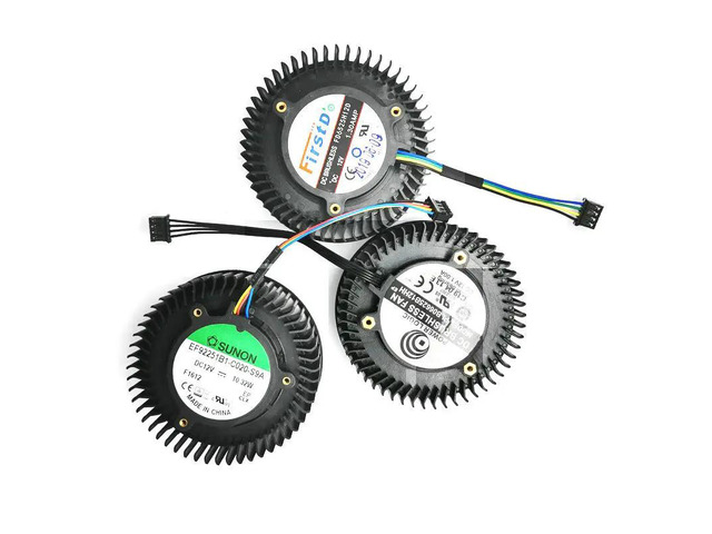 Cooling Fan PLB06625B12HH for GTX 1070, 1070 Ti, GTX 1080, and GTX 1080 Ti Graphics Cards