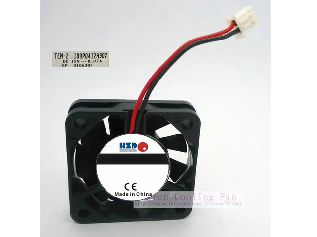 4cm 2-wire 12V 0.07A 4010 3-wire fan 40*40*10MM 109P0412H902