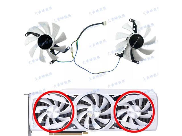 Two fans for RTX 3070 Ti, RTX 3080, and RTX 3080 Ti LHR/Blue graphics cards.