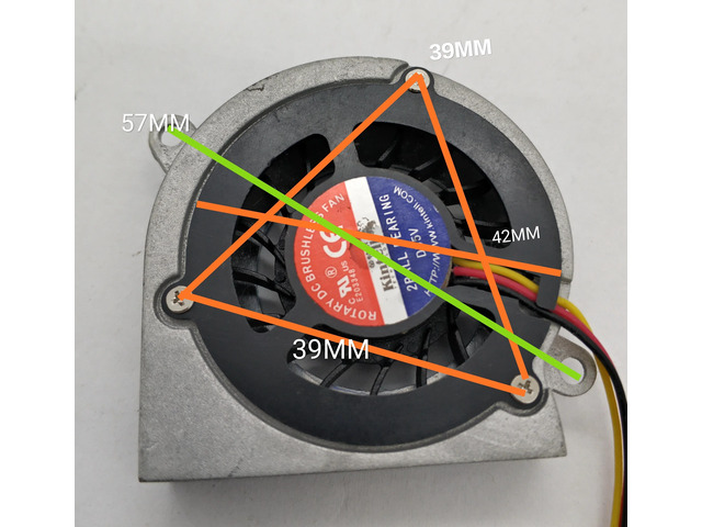 Cooling fan 50*50*10mm blower EFC04A05L