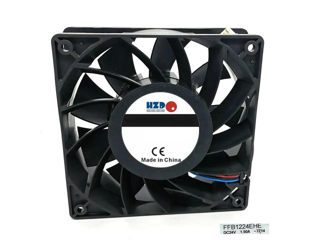 FFB1224EHE-7Z14 (R00 Stop Alarm Signal) 12038 24V 1.5A 12CM Three-wire Cooling Fan 120*120*38mm