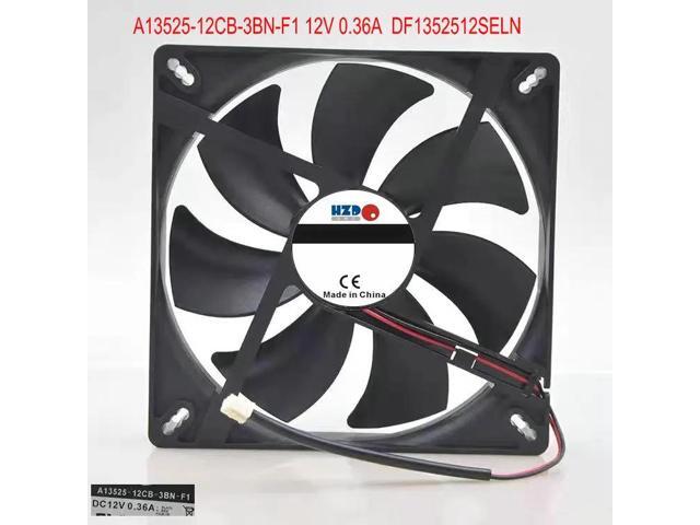 135*135*25MM Chassis Fan 13525, Ultra-thin 13.5CM, 12V 2pin, DFB132512H