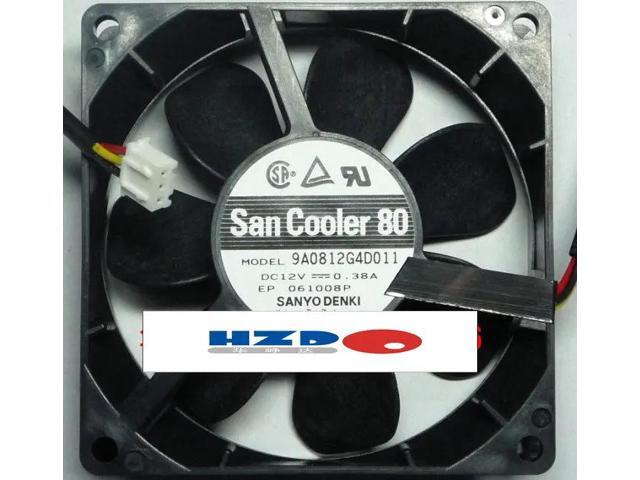 8cm 8025 12V 0.38A Cooling Fan 9A0812H409