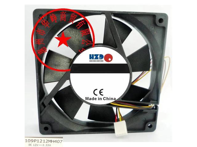 12cm 12025 12V 0.53 3-wire 24V cooling fan 109P1212MH407