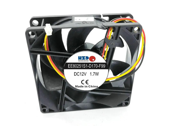 EP6127A EE80251S1-D170-F99 12V 1.7W Projector Fan 80*80*25MM Laptop Fan Replacement Project