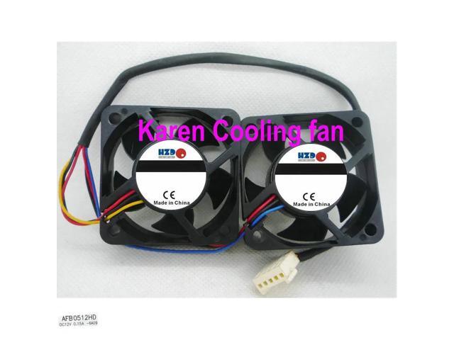 One set includes two 5CM 5020 12V 0.15A three-line server fans AFB0512HD.