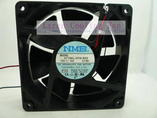 12cm 12038 48V 0.15A 4715KL-07W-B20 Dual-wire radiator fan 120*120*38mm