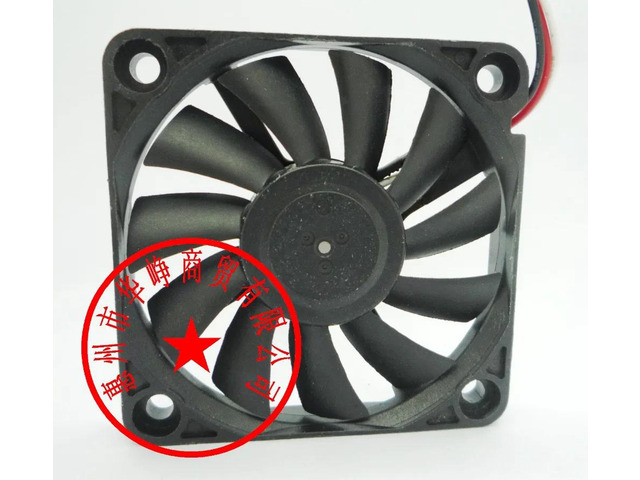 6010 12V 0.10A 6cm CPU Fan 60*60*10MM R35086-16 2-wire
