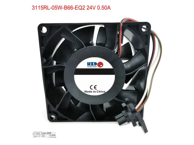 8CM 8038 24V 0.5A 3115RL-05W-B66 4-wire CPU cooler fan
