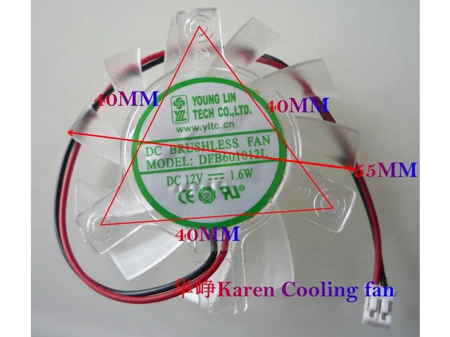 6CM 7CM Equilateral side: 40mm, Diameter: 65mm Ball bearing DFS601012L