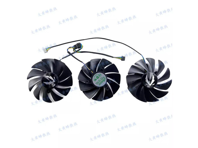 Fan set (3 fans) for RTX 4070, RTX 4070 Ti, and RTX 4080 Super graphics cards