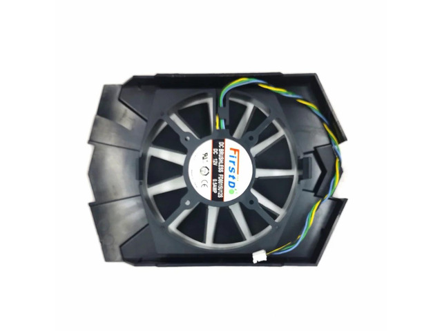 AUC0912VBA01 graphics card fan for GTX 750 Ti FD8015U12S, DC12V 0.5A.