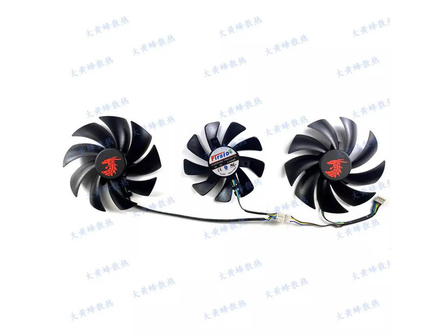 Three fans for RX6800 and RX6800XT graphics cards