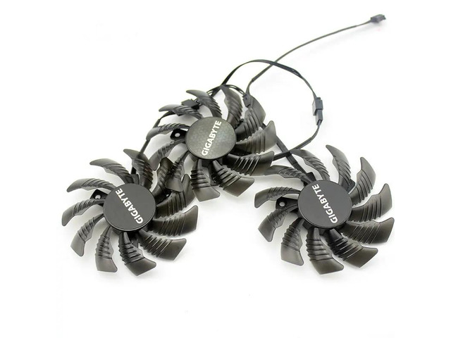PLD08010S12HH GTX1050/1060/1070/1080/N950/N960/N970 Graphics Card Cooling Fans DC12V 0.35A (Set of 3 Fans)