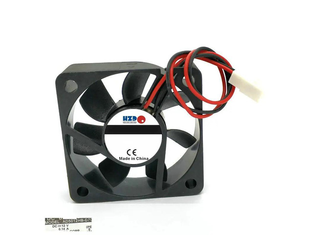 AD5012HB-D70 5CM 5015 12V 0.14A 2-wire dual-ball cooling fan 50x50x15mm