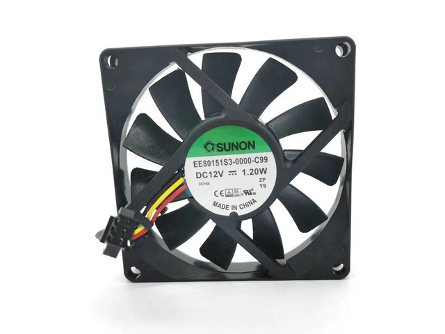 DC12V 1.20W 8CM 80x80x15MM Cooling Fan ME80151V1-000C-A99