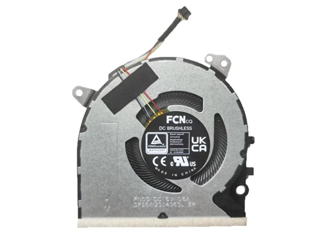 CPU cooling fan FNQG DFS5K12304363L 13NB0UR0M09121 DC5V 0.5A for 14X UX5401 UM5401 UM5401QA series laptops.