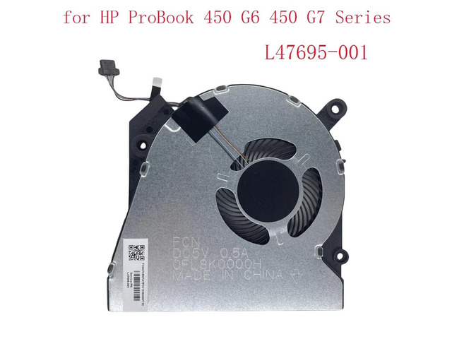 Replacement CPU cooler fan for 450 G6 and 450 G7 series: HSN-Q16C L47695-001 0FL8K0000H NS85C00-18E07 4-pin