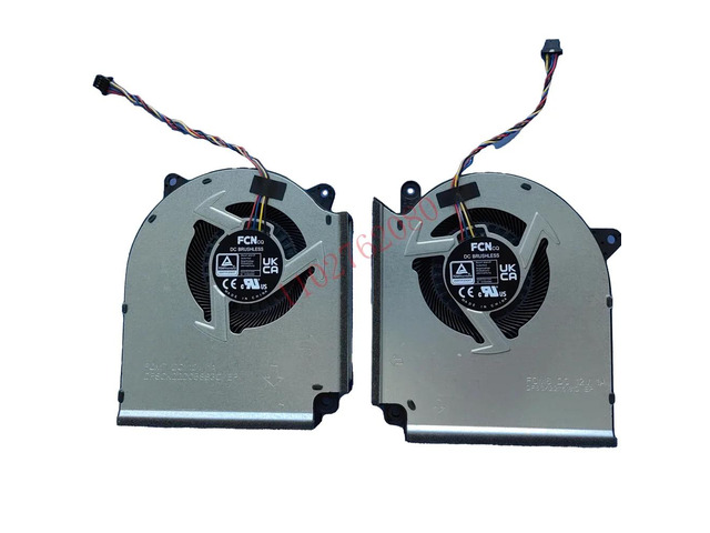 Laptop CPU+GPU Cooling Fan 13NR0D90P08011 13NR0IJ0P04011 with 16-bit G614 G634 VGA Graphics Card