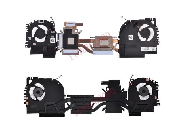 CPU+GPU cooling fan (with heatsink) for laptops with ND75C53-19L06, ND75C54-19L07, and M20096-001 DC5V motherboards (G7, G8, and 17 series).
