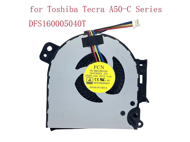CPU cooling fan DFS160005040T suitable for A50-C, A50-C1510, A50-C1520, A50-C1540, and A50-C1550 series CPUs.