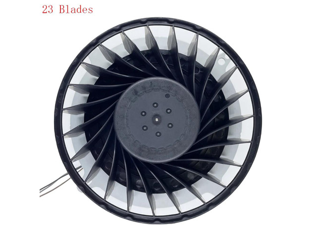Internal CPU cooling fan (23 blades) for PlayStation 5/PS5 laptops, model number 12047GA-12M-WB-01 G12L12MS1AH-56J14