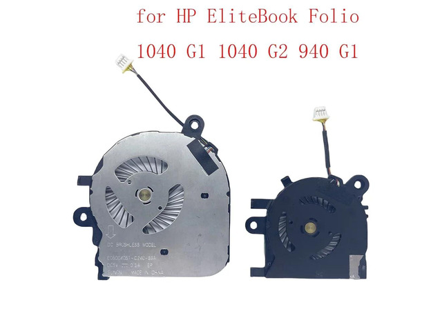 CPU+GPU cooling fans suitable for 1040 G1, 1040G1, 1040G2, 1040 G2, 940 G1, and 940G1 series laptops.