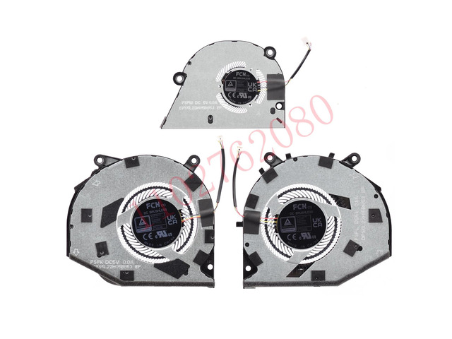 CPU+GPU cooling fans for laptops with G16 2024, GU605, GU605M, GU605MI, 13NR0IS0M03011, and 13NR0IS0M02011 processors.