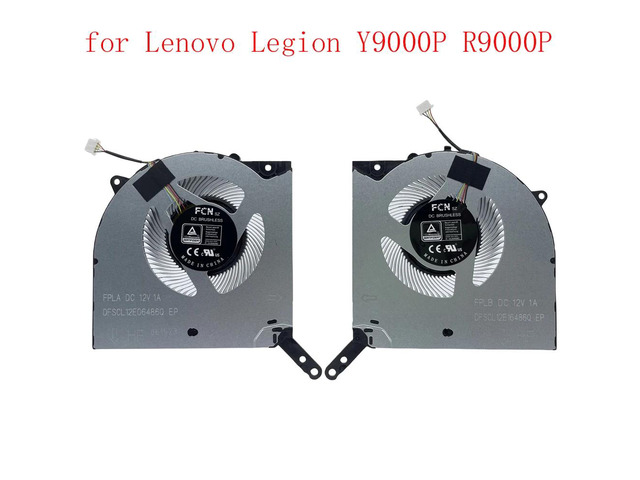 Y9000P R9000P 2022 Laptop CPU+GPU Cooling Fan (DC12V, Model DFSCL12E06486Q, DFSCL12E16486Q)