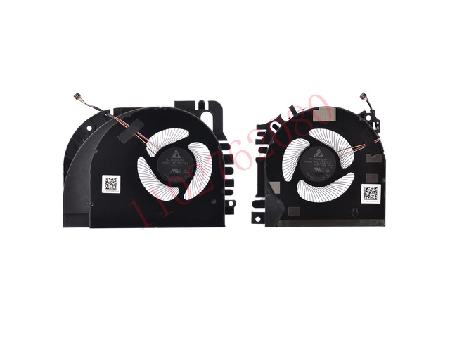 CPU+GPU cooling fans MG75090V1-1C110-S9A and MG75090V1-1C120-S9A (DC5V 0.5A) for 17 G7 G8 series laptops.
