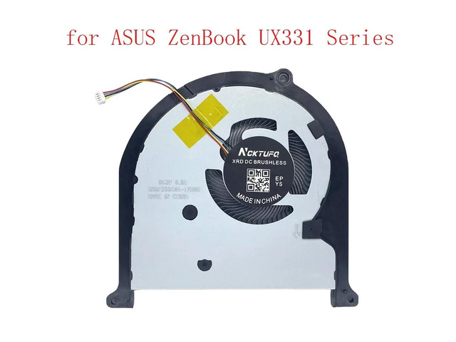 CPU cooling fan for UX331, UX331U, UX331UN, UX331FA, UX331FN, UX331UA, UX331UAL series laptops