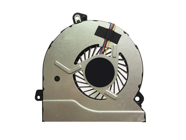 Laptop CPU cooling fan for models 15-AK, 15-AK000, 15-AK100, 15-AK030TX, 15-AK002TX, and 15-AK003TX, part number 834784-001, TPN-Q159.