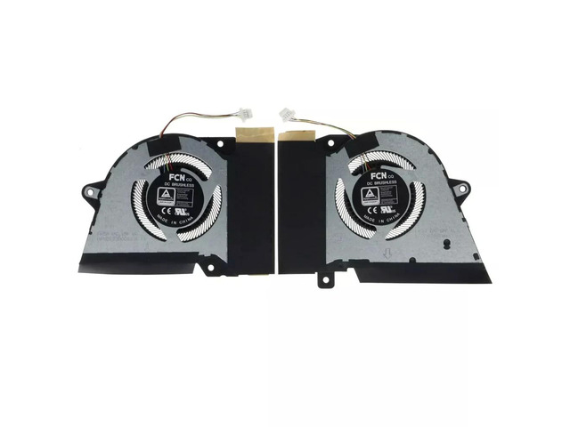 CPU+GPU cooling fan for GA401Q, GA401QC, GA401QE, GA401QH, GA401QM, GA401IHR, and GA401QEC-K2064T series laptops, DC12V 1A.