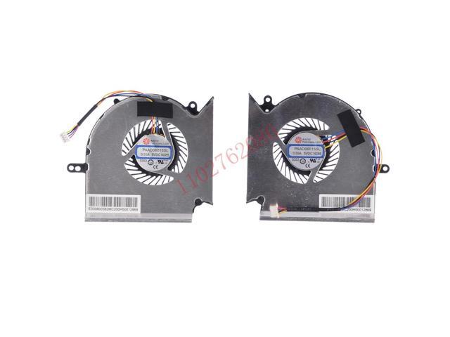 Cooling fans for CPUs and GPUs in the GE63, GL63, GV63, GP63, GP73, GE73, GL73, GE63VR, GE63VR-7RE, and GE63VR-7RF series.