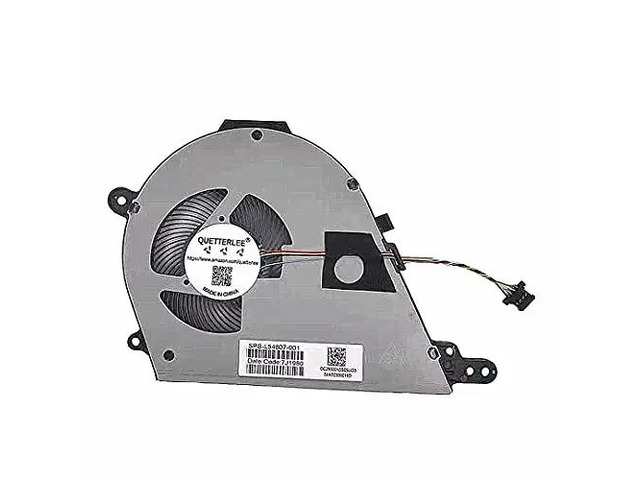 CPU cooling fans suitable for 15-DE, 15-DE0003NA, 15-de0517wm, and TPN-C140 series CPUs.
