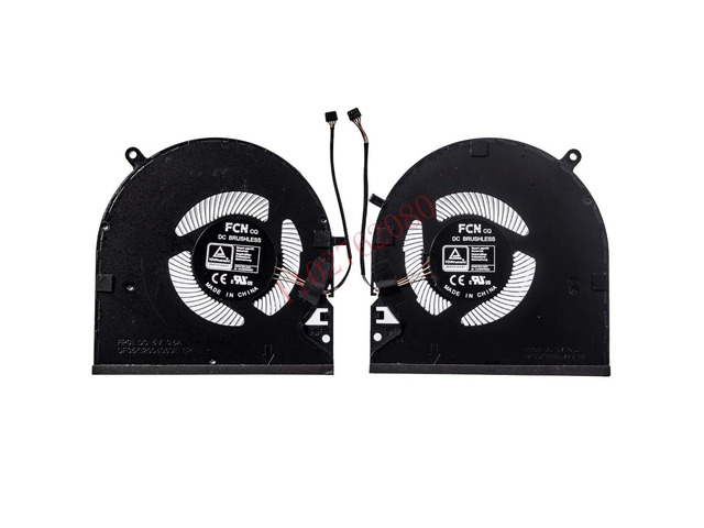 CPU+GPU cooling fans (5V DC) suitable for RZ09-0409, RZ09-0409BE, RZ09-0409CE, and RZ09-0409AE series CPU+GPU cooling fans.