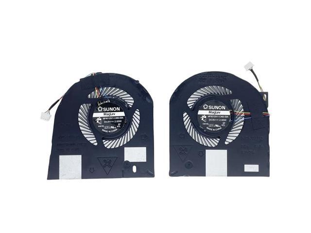 CPU and GPU cooling fans for Precision 7530 M7530 7540 P74F series laptops