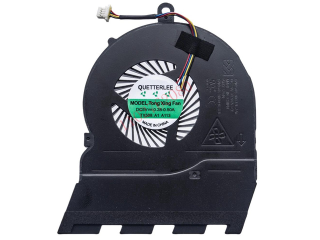 CPU cooling fan, model DFS481305MC0T, suitable for laptops of models 15 5565 5567, 17 5765 5767, P66F, and P32E series.
